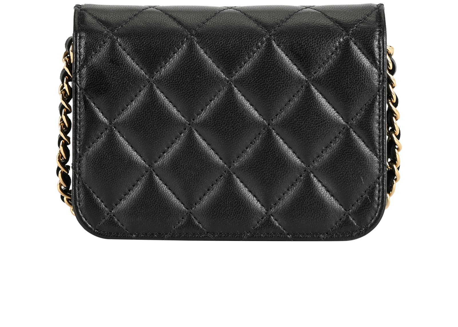 Mini Bow WOC, &pound;1,600, Handbags, Black, Lambskin Leather, Back view